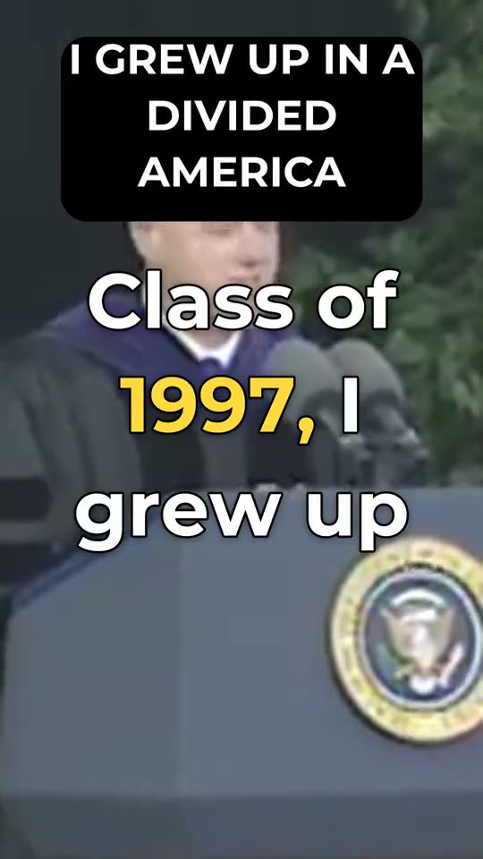 Real Dailies render — a commencement address moment, cut on the beat